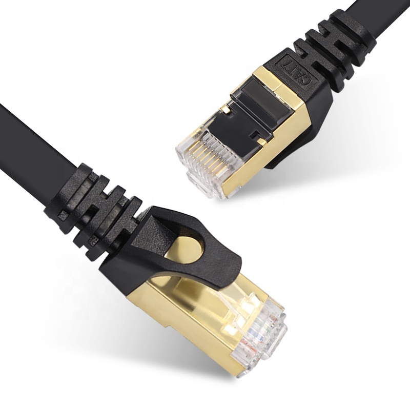 Wholesale Cat7 Flat Patch Cord FTP Shielded RJ45 cable