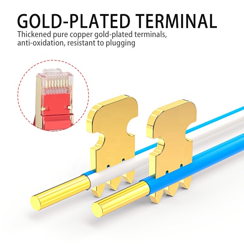Wholesale Cat7 Flat Patch Cord FTP Shielded RJ45 cable